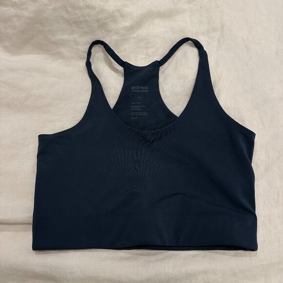 Girlfriend Collective Cleo Bra (Midnight) - Picture 3 of 5